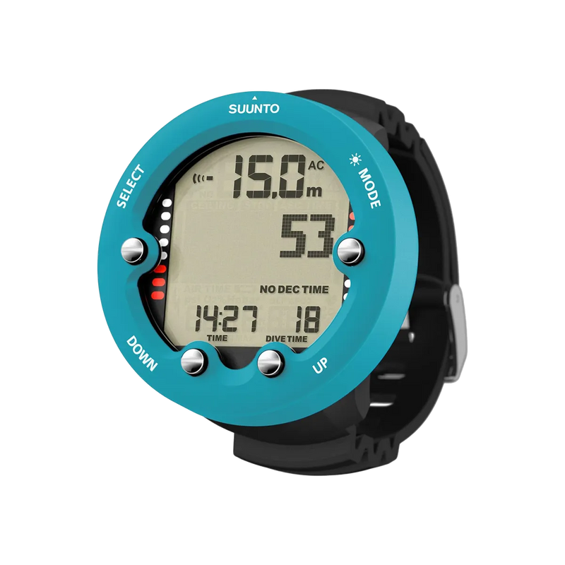 Suunto Zoop Novo Wrist Scuba Diving Computer Blue
