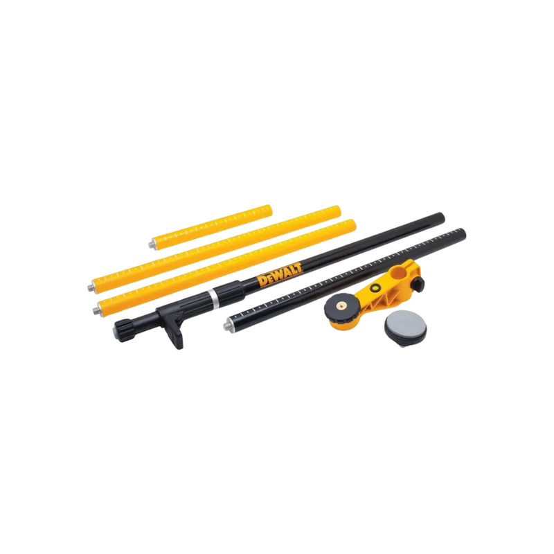DEWALT Laser Level Mounting Pole, 1/4-Inch Base