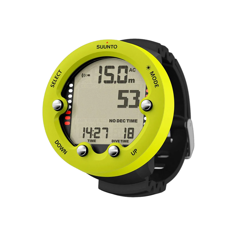 Suunto Zoop Novo Wrist Scuba Diving Computer Lime Without USB