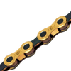 KMC X12 12 Speed Chain, Ti-N Gold/Black 126 Link
