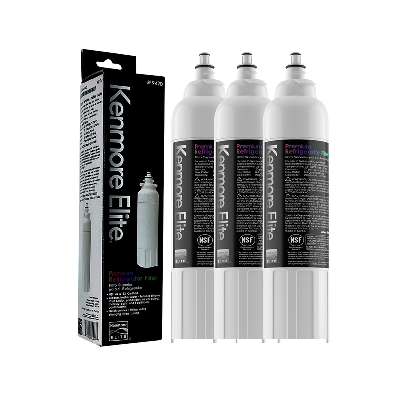 Kenmore Elite 9490 OEM Water Filter 3 Pack