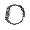 Garmin Fenix 7 Multisport GPS Watch Silver with Graphite Band