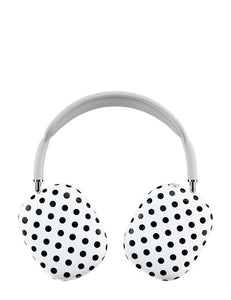 Polka Dot | White and Black Airpod Max Cover