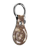 Brown Floral Airtag Case