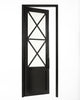 Artemis Single Iron Door with Regency Style and Glass, Perfect for Residential and Commercial Use