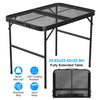 GBruno 35.62x23.42x25.9in Foldable Camping Table