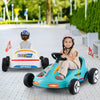 12V Electric Go Kart for Kids Race Toy with Remote Control and Music-Blue