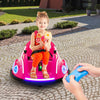 12V Electric Ride On Car with Remote Control and Flashing LED Lights-Pink