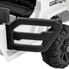 12V Kids Ride on Truck Car with Remote Control Threaded Wheels and 3 Speeds-White