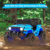 12V Kids Ride-on Jeep Car with 2.4 G Remote Control-Blue
