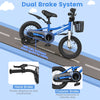 12 Inch Kids Bike Children Bicycle with Training Wheels for 3-4 Years Old-Navy