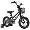 12 Inch Kids Bike with Basket and Training Wheels for Children Aged 3-5 Years Old