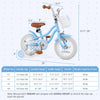 12 Inch Kids Bike with Adjustable Handlebar and Seat for 3-4 Year Old
