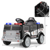12V Battery Powered Electric Vehicle with 3 Speeds and Megaphone-Black