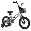 14 Inch Kids Bike Adjustable with Transparent Chain Cover for 4-5 Years Old