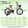 16-Inch Kids Bike Adjustable with Training Wheels for 4-7 Years Old