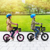 16 Inch Kids Bike Adjustable Bicycle with Front Basket for Children Aged 4-7 Years Old