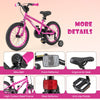 16-Inch Kids Bike for 4-7 Years Old Adjustable with Removable Training Wheels-16 inches