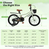 18-Inch Kids Bike Adjustable with Training Wheels for 4-8 Years Old