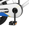 18 Feet Kids Bike with Removable Training Wheels-White