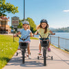 18 Inches Kids Bike with Basket and Adjustable Handlebar for 4-8 Years Old