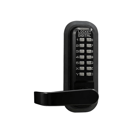 Lockey 2835JB Mechanical Keyless Door Lock – Jet Black