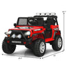 12V Kids Electric Ride On Truck with Remote Control and Operation Lever-Red