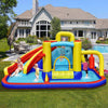 7-in-1 Inflatable Water Slide with 735W Air Blower and Splash Pool