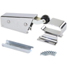 Kason 1095 Spring Action Door Closer with Adjustable Wide Hook | Flush to 3/4