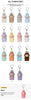Pop Mart Labubu Pin for Love Series Blind Box (N-Z) Blue