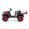 24V Kids Golf Cart 4WD 2-Seater Ride on Car with Storage Trunk and Horn-Red