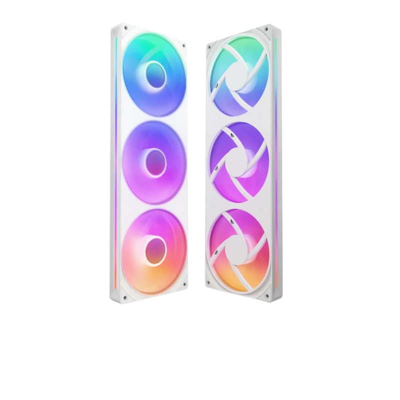 NZXT F360 RGB Core 360mm Fan Unit – White | High Airflow & aRGB
