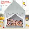 Kids Large Play Castle Fairy Tent with Mat-Gray