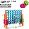 4 in A Row 4-to-Score Giant Jumbo Game Set for Family Party Holiday