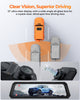 The Legend 4ch Waterproof Rear View Mirror Dash Cam with 1080P Front+ Rear+ Left/Right Side Cameras
