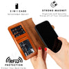 Casper iPhone 14 Series Detachable Leather Wallet Case