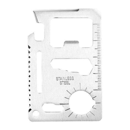 GBruno 11 In 1 Stainless Steel Multi-tool Credit Card