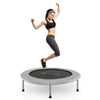 36 Inch Mini Folding Trampoline Portable Recreational Fitness Rebounder-Silver