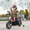 12V Kids Ride-On Motorcycle Aprilia Licensed with Sounds and Music-Red