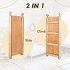 3in1 Montessori Climbing Set: Climbing Arch + Slide Board + Cushion - Beige