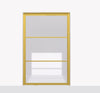 3 Panel Aluminum Porta Pivot Interior Door