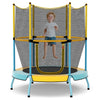 48 Inch Toddler Trampoline with Safety Enclosure Net-Yellow