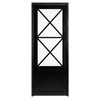 Artemis Single Iron Door with Regency Style and Glass, Perfect for Residential and Commercial Use