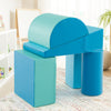 5-Piece Kids Climb and Crawl Activity Playset-Navy