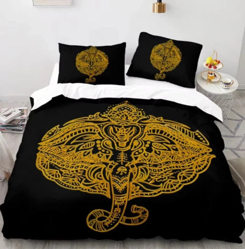 Mandala Elephant Bedding Set