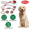 GBruno 5Pcs Christmas Dog Rope Chew Toys