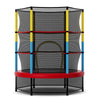 55 Inch Mini Trampoline for Kids with Safety Enclosure Net for Indoor Outdoor
