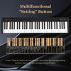 61-Key Portable Electronic Keyboard Piano Complete Digital Piano Set with Stand and Stool