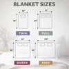 Sunbeam Royal Luxe Sherpa Night Fog Heated Blanket - Twin