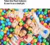 Inflatable Swimming Pool XL for Kids/Adults/Family, Dark Blue (Large 10'x6' Ft / 22